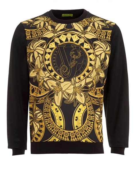 versace jeans hoodie mens|versace jumper men's.